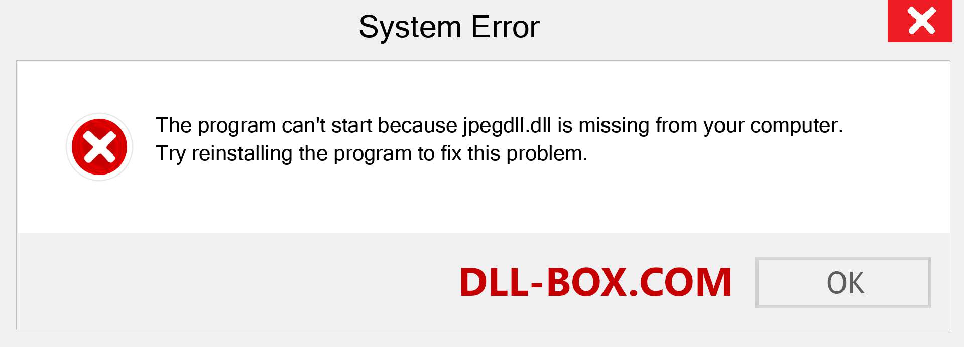  jpegdll.dll file is missing?. Download for Windows 7, 8, 10 - Fix  jpegdll dll Missing Error on Windows, photos, images